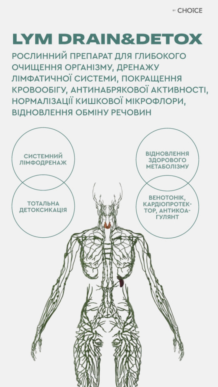 Lym Drain&Detox /жироспалювач/лімфодренаж/Choice